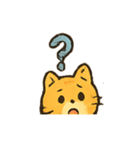 オレンジ猫のにぎやか日常（個別スタンプ：4）