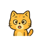 オレンジ猫のにぎやか日常（個別スタンプ：5）