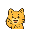 オレンジ猫のにぎやか日常（個別スタンプ：9）