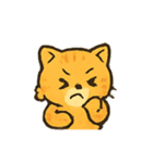 オレンジ猫のにぎやか日常（個別スタンプ：18）