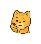 オレンジ猫のにぎやか日常（個別スタンプ：21）