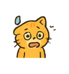 オレンジ猫のにぎやか日常（個別スタンプ：24）