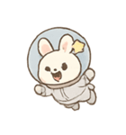 宇宙うさぎのスペースぼうけん（個別スタンプ：2）