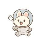 宇宙うさぎのスペースぼうけん（個別スタンプ：3）