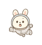 宇宙うさぎのスペースぼうけん（個別スタンプ：4）