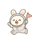 宇宙うさぎのスペースぼうけん（個別スタンプ：23）