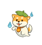 幽霊柴犬の灯籠行列（個別スタンプ：1）