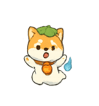 幽霊柴犬の灯籠行列（個別スタンプ：4）
