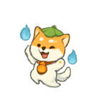 幽霊柴犬の灯籠行列（個別スタンプ：6）