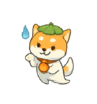 幽霊柴犬の灯籠行列（個別スタンプ：20）