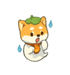 幽霊柴犬の灯籠行列（個別スタンプ：24）