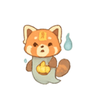 幽霊レッサーパンダ灯籠遊び（個別スタンプ：5）