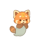 幽霊レッサーパンダ灯籠遊び（個別スタンプ：20）