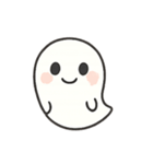 幽霊ちゃんとキョンシーくんのいたずら行進（個別スタンプ：1）