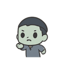 幽霊ちゃんとキョンシーくんのいたずら行進（個別スタンプ：6）