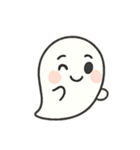 幽霊ちゃんとキョンシーくんのいたずら行進（個別スタンプ：8）