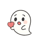幽霊ちゃんとキョンシーくんのいたずら行進（個別スタンプ：22）