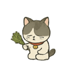 お祓いネコのどたばた七月（個別スタンプ：5）