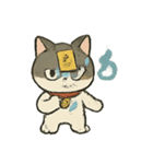 お祓いネコのどたばた七月（個別スタンプ：8）