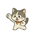 お祓いネコのどたばた七月（個別スタンプ：12）