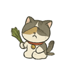 お祓いネコのどたばた七月（個別スタンプ：15）