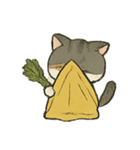 お祓いネコのどたばた七月（個別スタンプ：16）