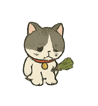 お祓いネコのどたばた七月（個別スタンプ：17）