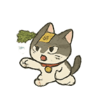 お祓いネコのどたばた七月（個別スタンプ：19）