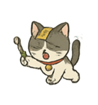 お祓いネコのどたばた七月（個別スタンプ：23）