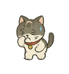 お祓いネコのどたばた七月（個別スタンプ：24）