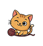 ゴロゴロご機嫌にゃんこ！（個別スタンプ：3）