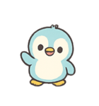 ほんわかペンギンハッピーウェーブ（個別スタンプ：1）