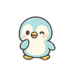 ほんわかペンギンハッピーウェーブ（個別スタンプ：2）