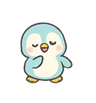 ほんわかペンギンハッピーウェーブ（個別スタンプ：4）