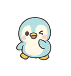 ほんわかペンギンハッピーウェーブ（個別スタンプ：6）