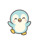 ほんわかペンギンハッピーウェーブ（個別スタンプ：8）