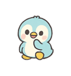 ほんわかペンギンハッピーウェーブ（個別スタンプ：14）