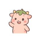 いちご子牛の甘い牧場日和（個別スタンプ：3）
