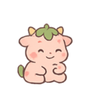 いちご子牛の甘い牧場日和（個別スタンプ：6）