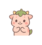 いちご子牛の甘い牧場日和（個別スタンプ：16）