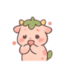 いちご子牛の甘い牧場日和（個別スタンプ：20）