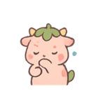 いちご子牛の甘い牧場日和（個別スタンプ：24）