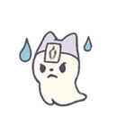 おばけネコのゴースト月祭り（個別スタンプ：3）