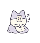 おばけネコのゴースト月祭り（個別スタンプ：4）