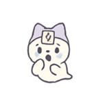 おばけネコのゴースト月祭り（個別スタンプ：10）