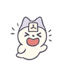 おばけネコのゴースト月祭り（個別スタンプ：11）