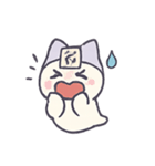 おばけネコのゴースト月祭り（個別スタンプ：15）