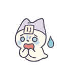 おばけネコのゴースト月祭り（個別スタンプ：19）