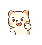 まるまるにゃんこの気分行進（個別スタンプ：3）