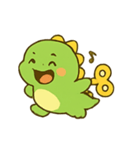 ぜんまい恐竜のおとぼけ日常（個別スタンプ：3）